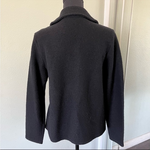 Doncaster Black Wool Blazer with Satin Bow Size Medium - Picture 4 of 5